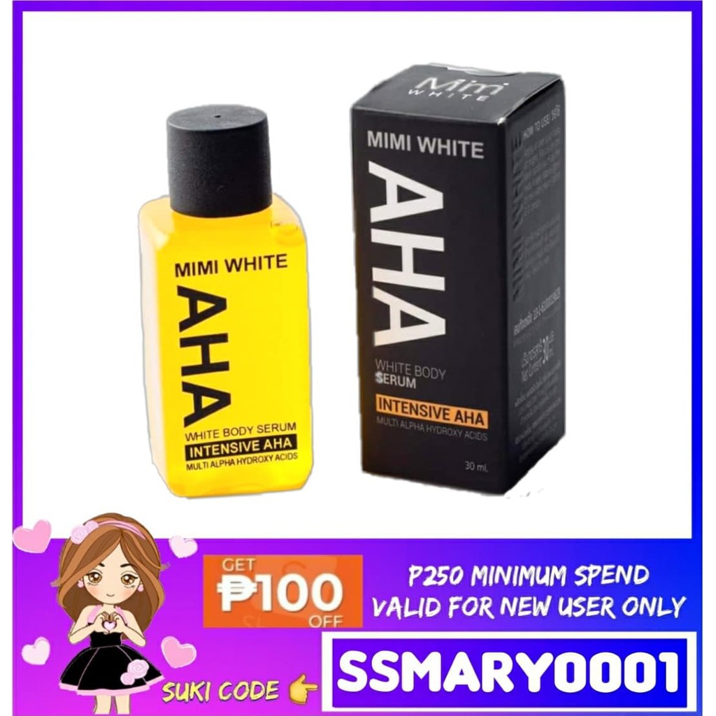 AHA SERUM by MIMI WHITE (NEW PACKAGING) Shopee Philippines
