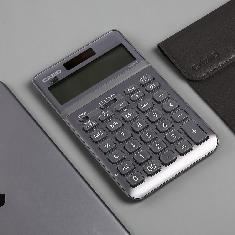 Japan''s Casio calculator thin big screen 12 key business office