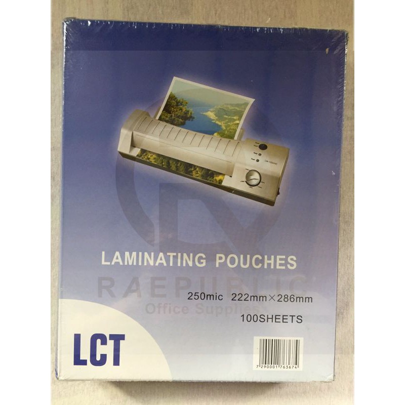 LCT Laminating Film 125 microns Letter Size / 250 microns Letter Size