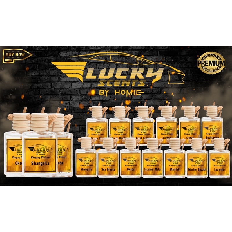 Lucky Scents Car/room/office/bathroom/indoor diffuser Shopee Philippines