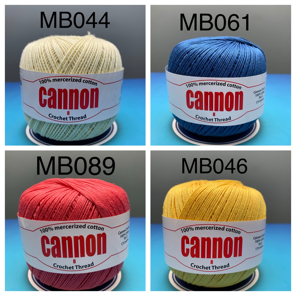 Cannon 100 mercerized cotton crochet thread Shopee Philippines