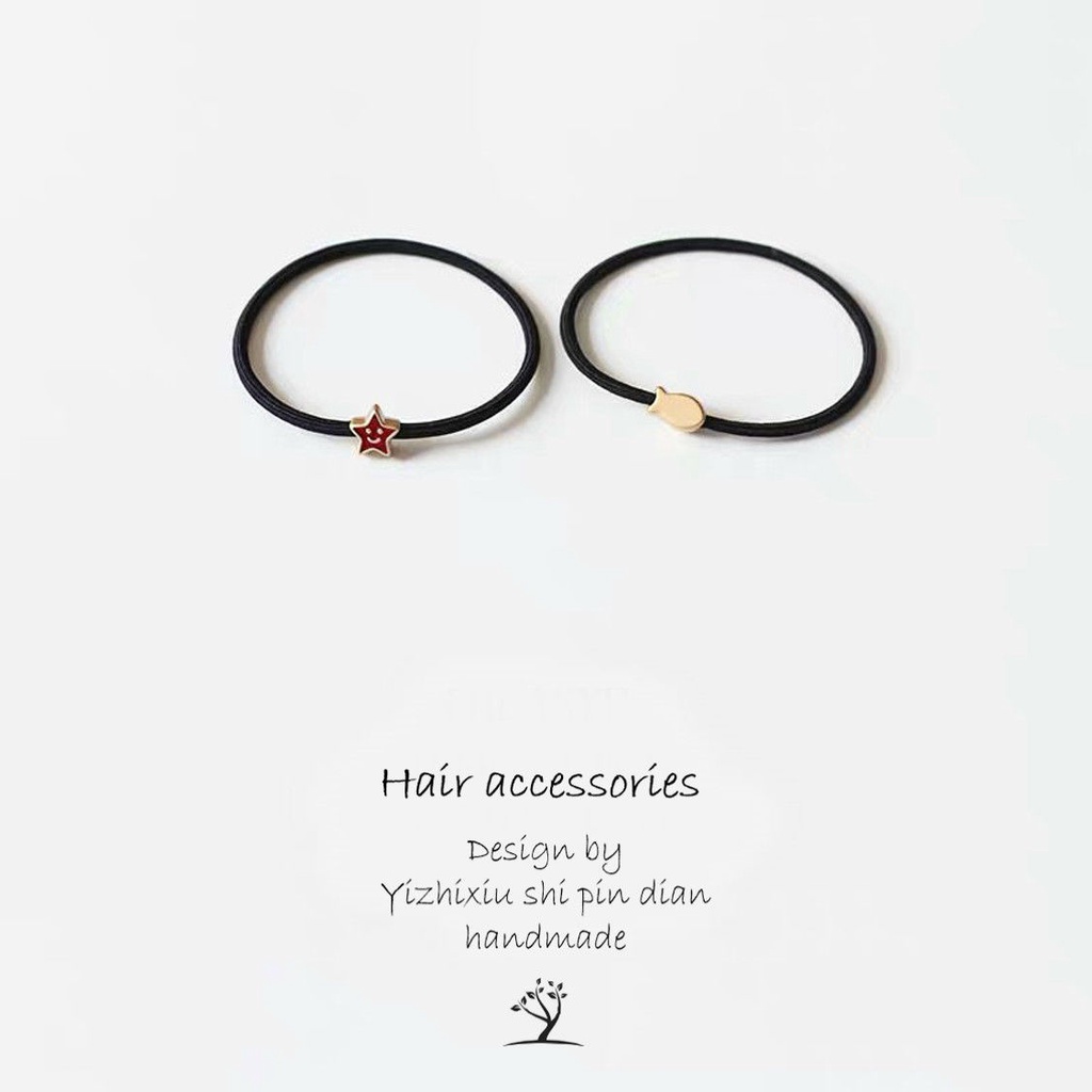 Straw Straws ins Style Fine Simple Gentle Hair Rope Female Tie Head