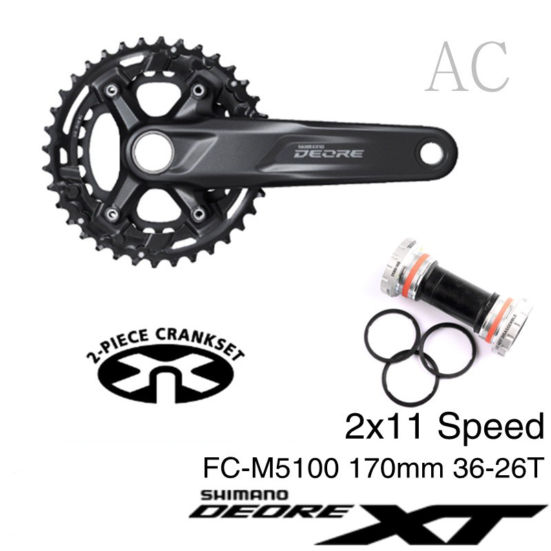 SHIMANO DEORE XT M8050 Series FCM5100170mm 3626T 2x11speed MTB