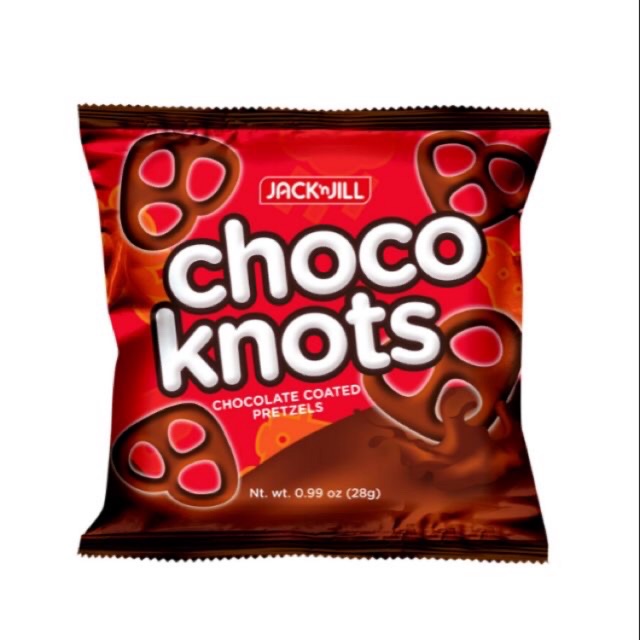 Jack n Jill Choco Knots Chocolate Coated Pretzels 28g Shopee Philippines