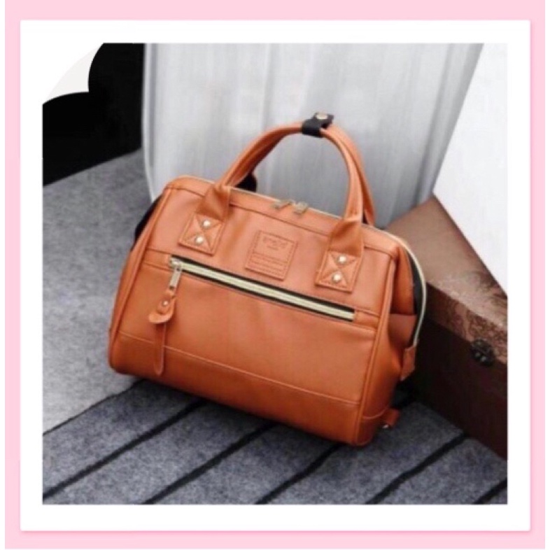 new 3 ways anello sling bag and backpack hand bag leather weterproof