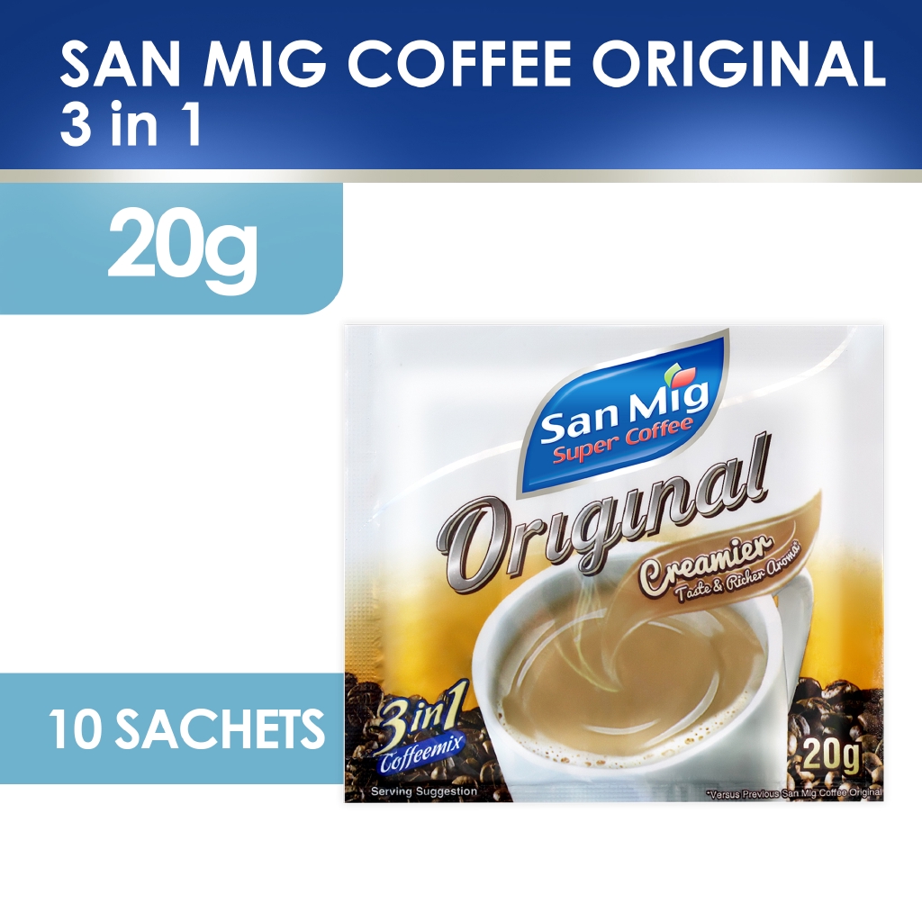 San Mig Super Coffee Orig Strip 10s (20g) Shopee Philippines