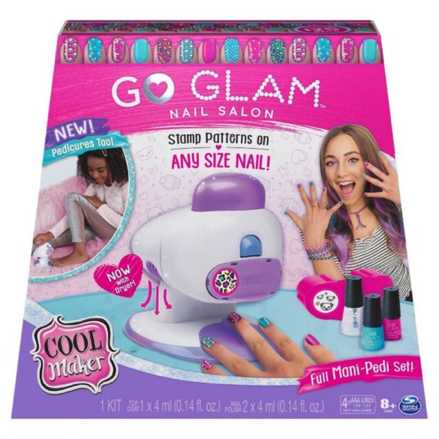 The Cool Maker GO GLAM Nail Stamper Kit For Girls Shopee