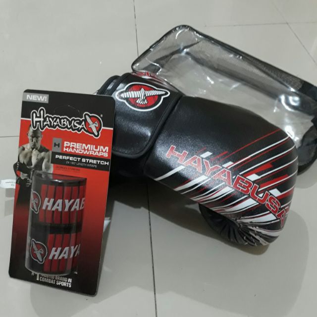 Hayabusa Ikusa 14 oz Boxing Gloves with Hayabusa Hand Wraps Shopee Philippines