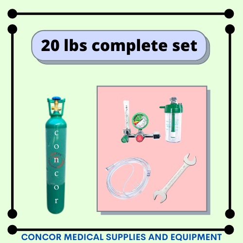 20 lbs Medical Oxygen Tank Complete Set Shopee Philippines
