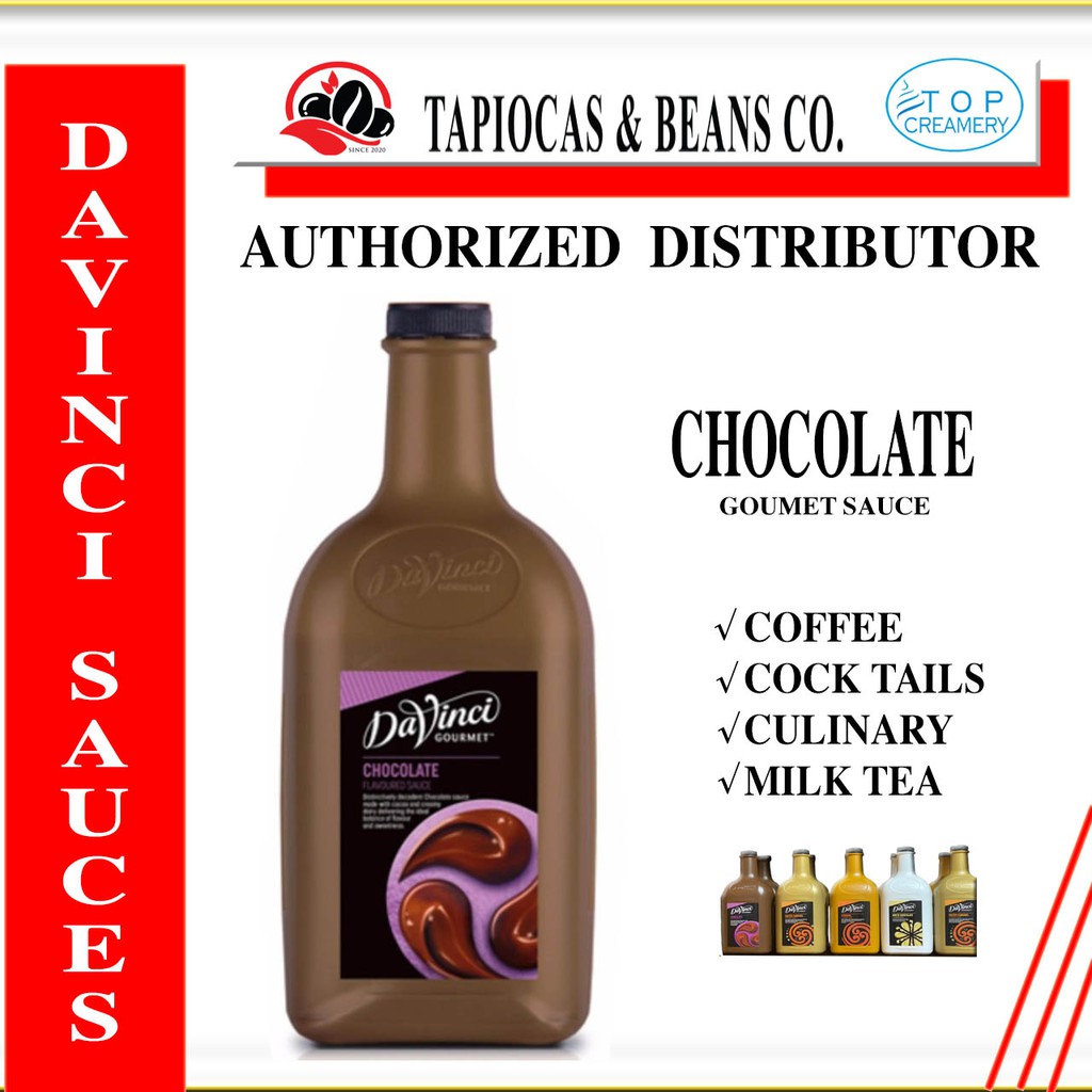 CHOCOLATE SAUCE 2L *DAVINCI GOURMET Shopee Philippines