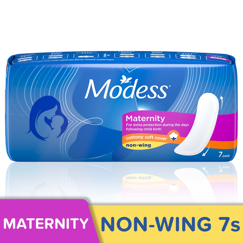 Modess Maternity Sanitary Napkins 7s Shopee Philippines