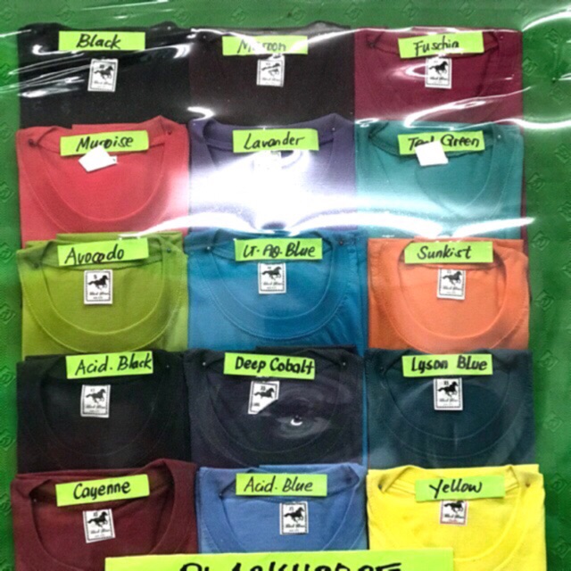 Black Horse T Shirt Philippines Size Chart Chart Walls