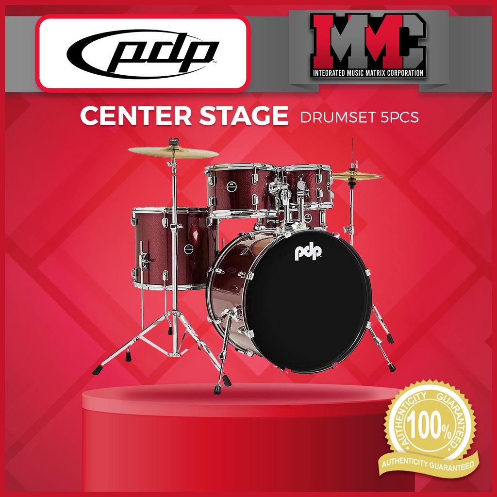 PDP CENTER STAGE 5PCS DRUMSET Shopee Philippines