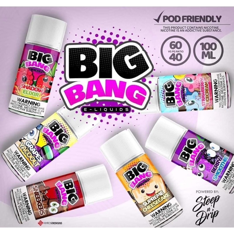 Bigbang ELiquid 100ml pod friendly Shopee Philippines