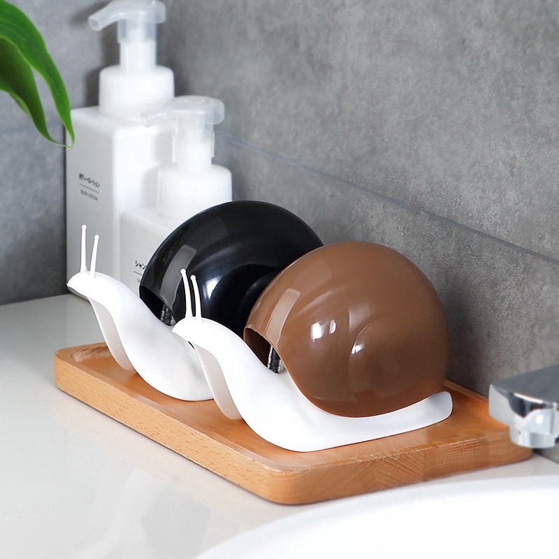H&G 120ml Portable Liquid Soap bottle / Cute Snail Soap Dispenser Dish