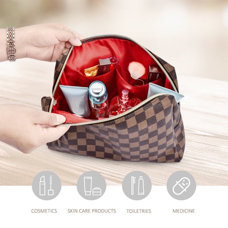 Make up pouch organizer bag for women make up organizer storage pouch