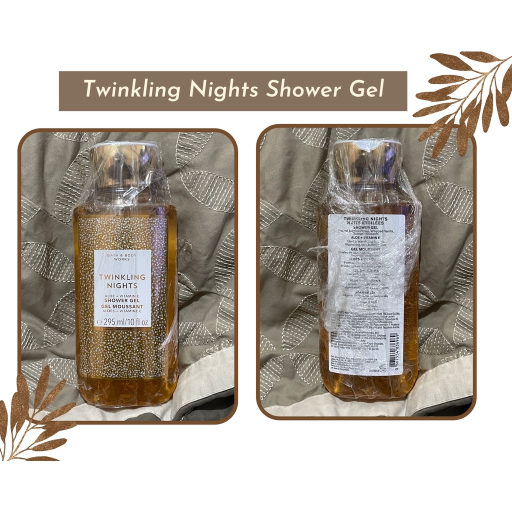 TWINKLING NIGHTS SHOWER GEL Bath & Body Works [Full Size] MOTIF