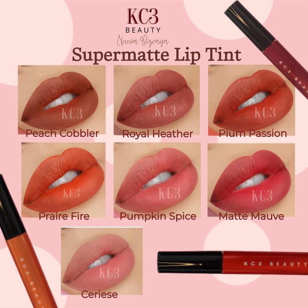 KC3BEAUTY SUPERMATTE LIP TINT (5ML) with FREEBIES Shopee Philippines