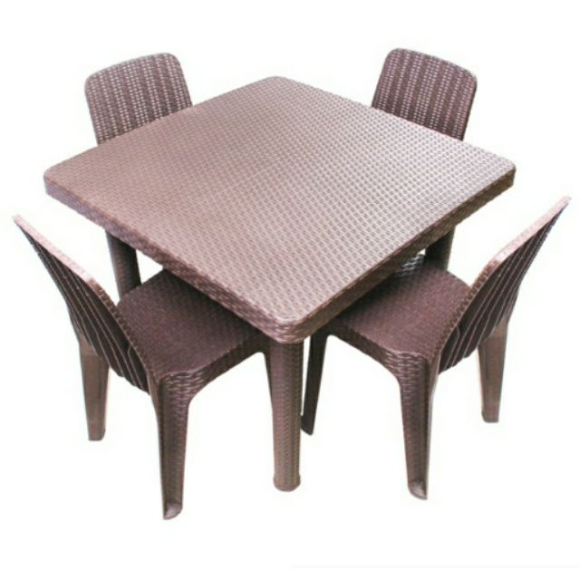 JOLLY RATTAN DINING SET FOR 4 (FREE DELIVERY within METRO MANILA