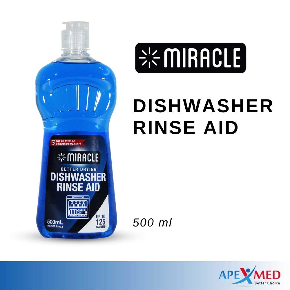 Miracle Dishwasher Rinse Aid 500ml Bottle Shopee Philippines
