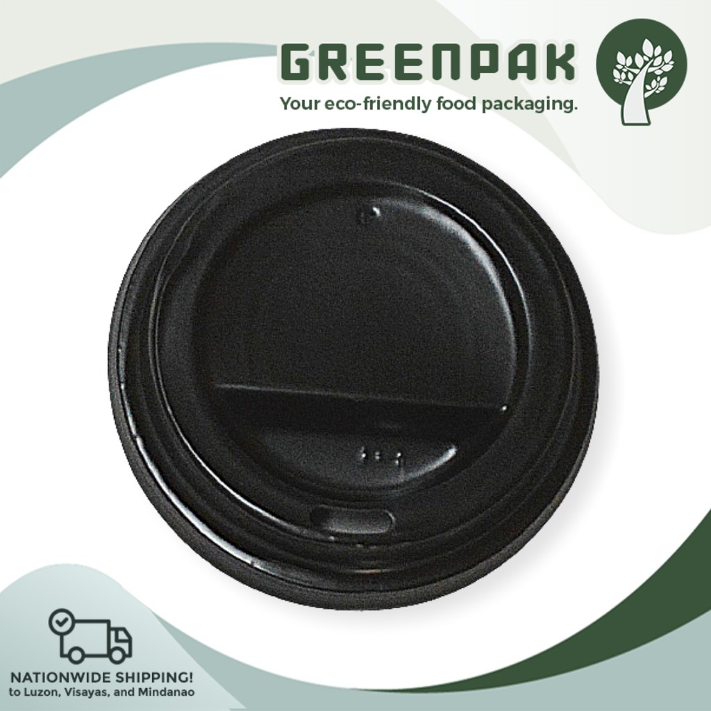 Coffee Lid Black 8oz (Coffee Cup Lids/Black/White Color also Available