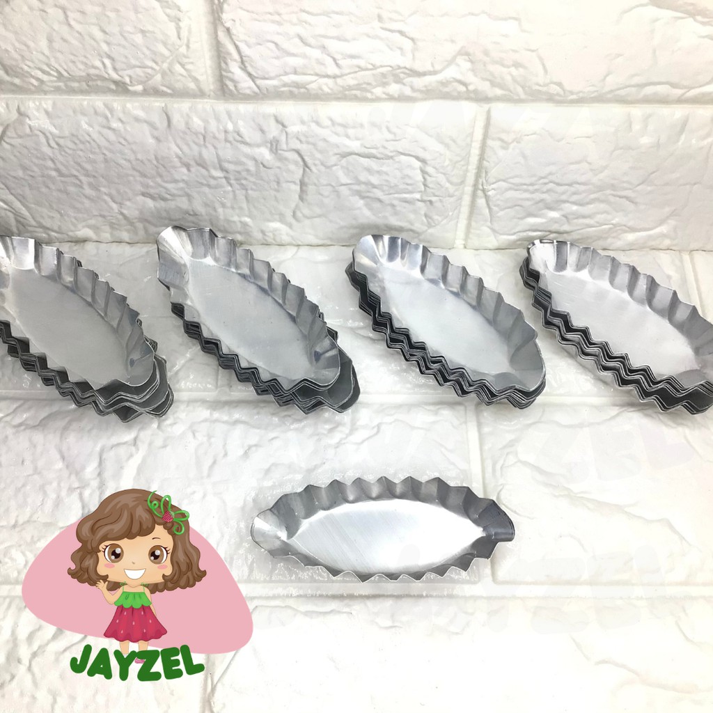 Aluminum Boat Tart Molder (10pcs) Shopee Philippines