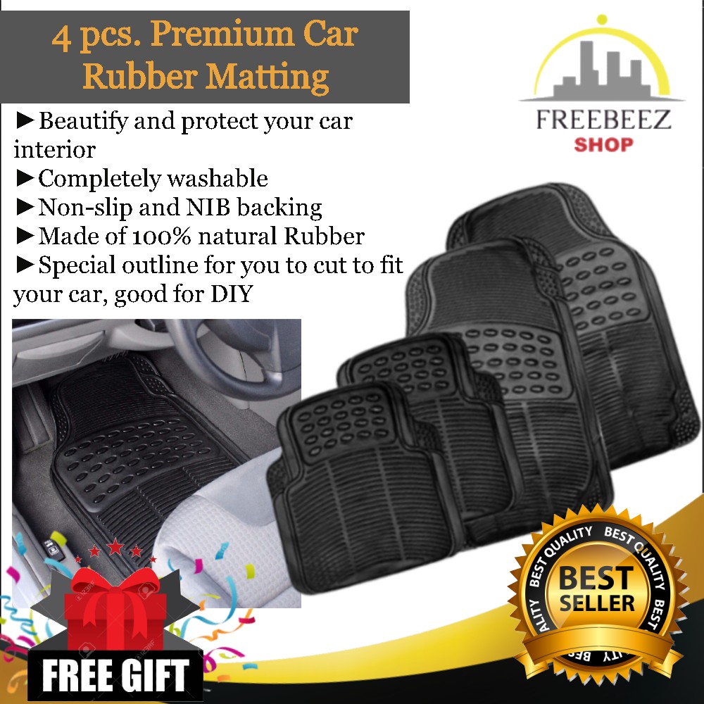 [W/ FREE GIFT ITEM] CAR FLOOR MATTING (4PCS.) FOR MASTER TOYOTA RUSH