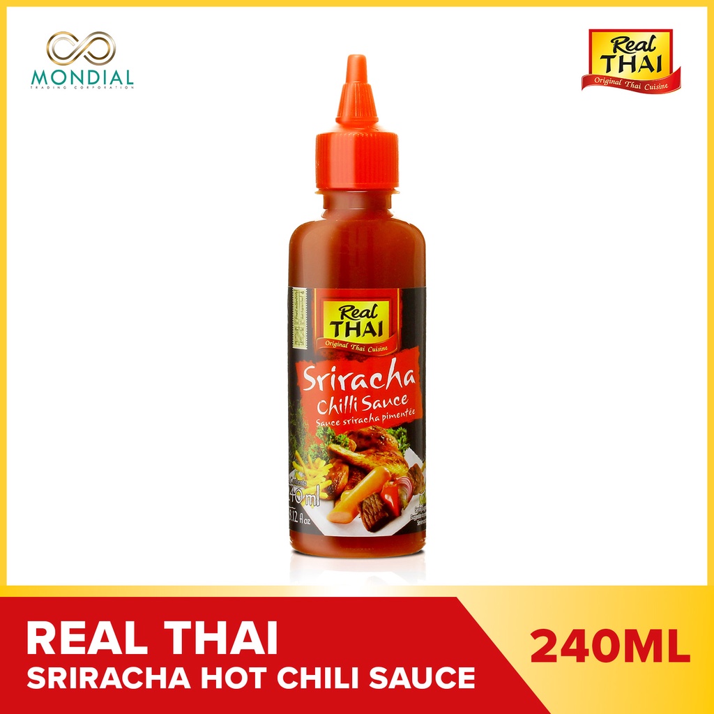 Real Thai Sriracha Hot Chili Sauce 240ml Shopee Philippines