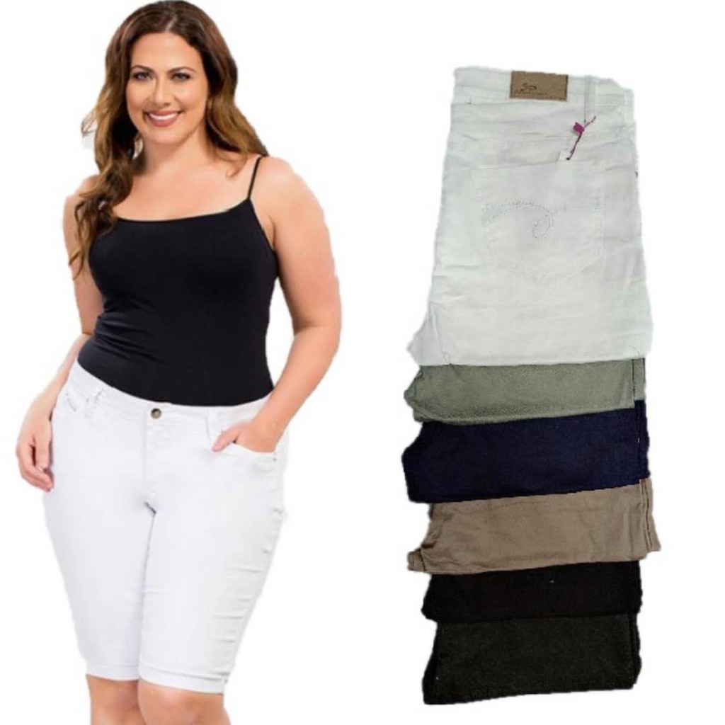 Plus size tokong women shorts (3036) stretcahble 6 colors Shopee