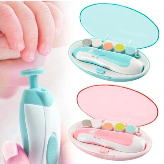 Multifunctional Baby Nail Trimmer Set with Light Electric Nail Clipper