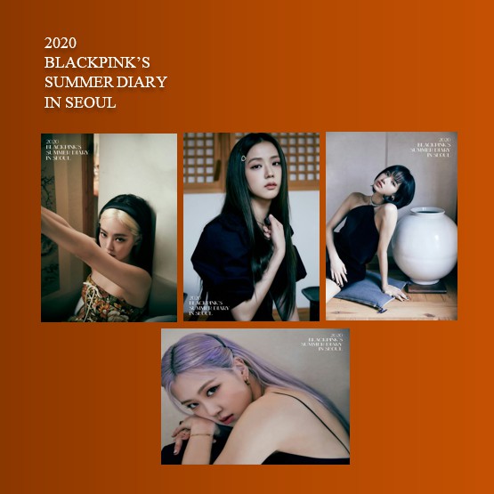 BLACKPINK 2020 SUMMER DIARY IN SEOUL A4 PHOTO POSTER