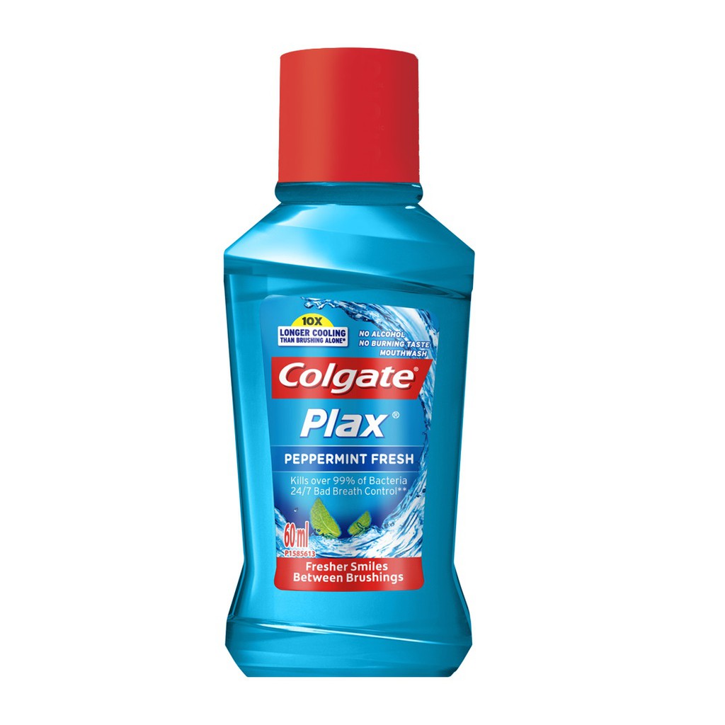Colgate Plax Peppermint Fresh Mouthwash 60ml Shopee Philippines