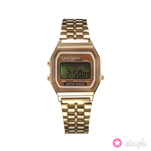 CASIO Vintage Gold Digital Watch Shopee Philippines