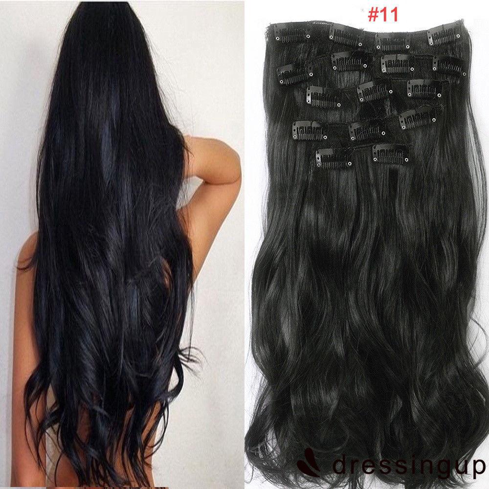 DSEFashion Super Thin Invisible Seamless Hair Extensions Shopee