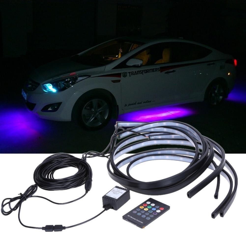 Car System Neon Lights Kit Multi Colors LED Strip Underglow (Melo Auto Parts) Shopee Philippines