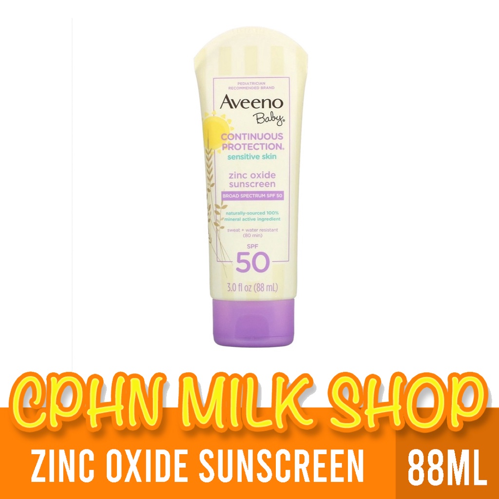 Aveeno Baby Continuous Protection (sensitive skin,zinc oxide sunscreen) Shopee Philippines