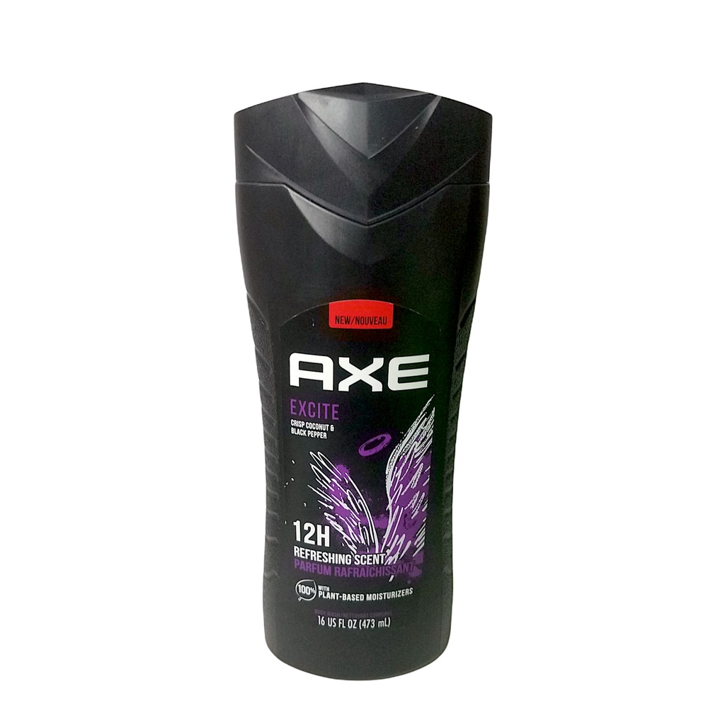 Axe Excite Crisp Coconut & Black Pepper 12H Refreshing Scent Body Wash