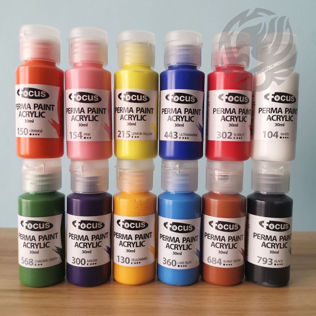 Focus Acrylic Paint [30ml] Shopee Philippines