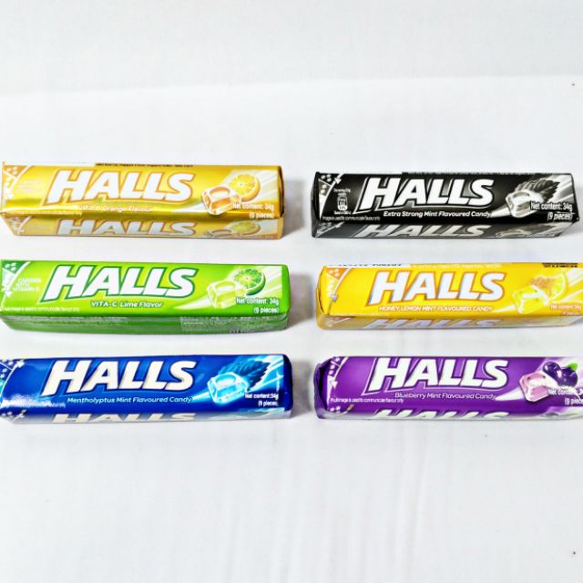 Halls Candy (9Pieces) Shopee Philippines