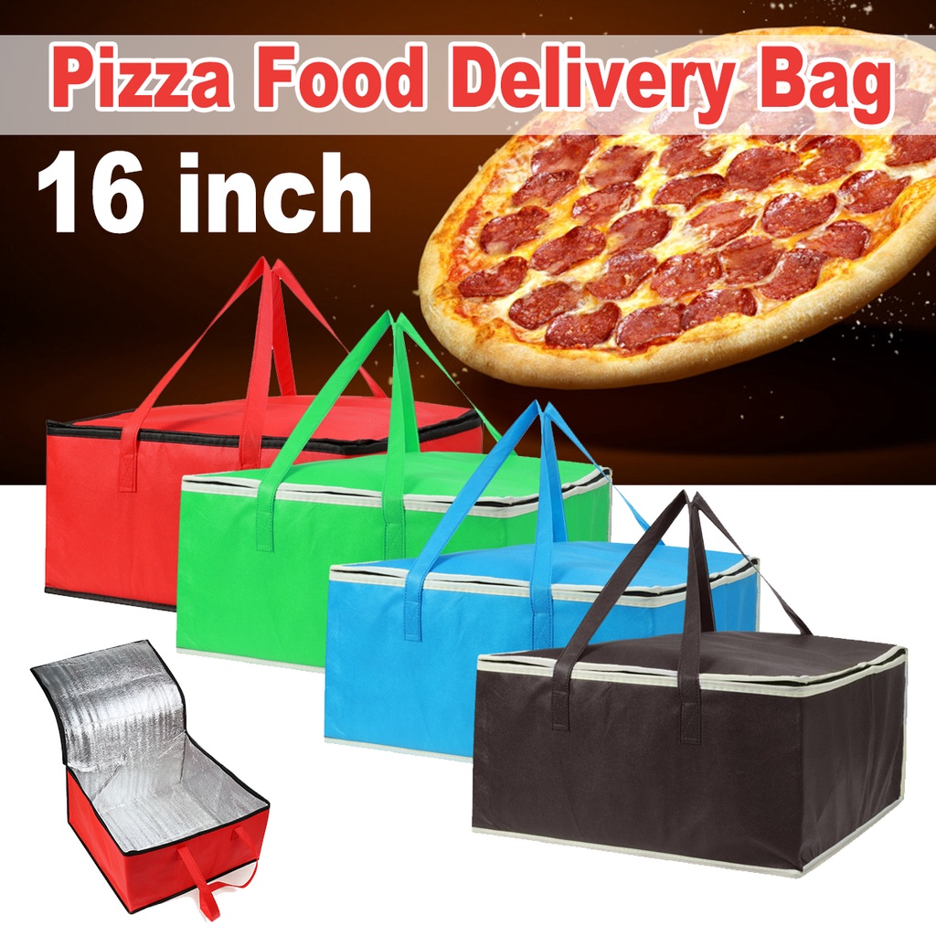 46L 16Inch Pizza Delivery Bag Delivery Box Portable Outdoor Picnic Bag