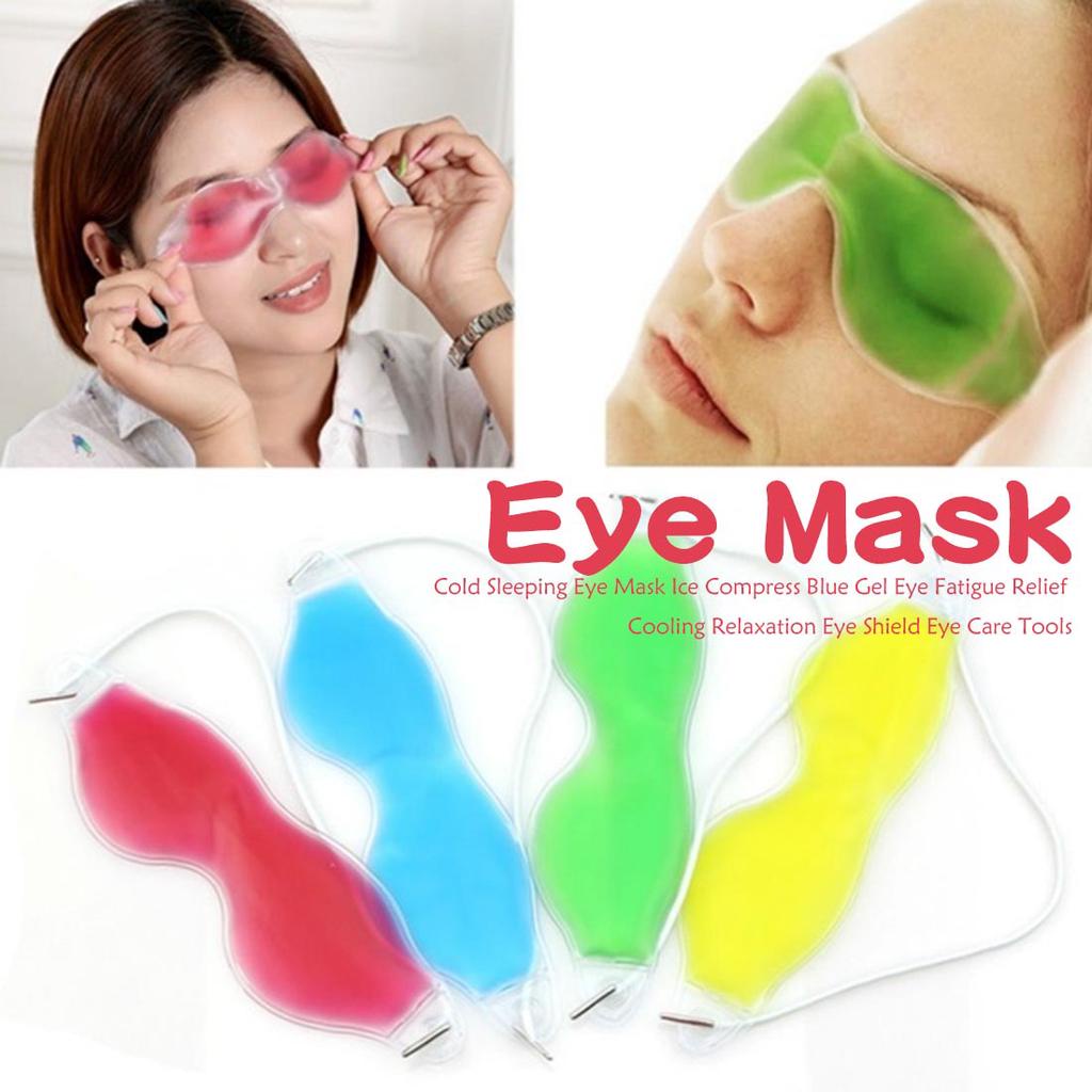 1PC Gel Eye Mask Cold Warm Hot Ice Cool Soothing Tired Eyes Rest Relief