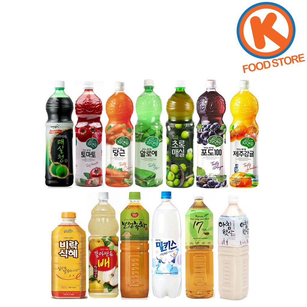 Korean Healthy Juices 1500ml(1.5L) Korean Foods Korean Products Drinks