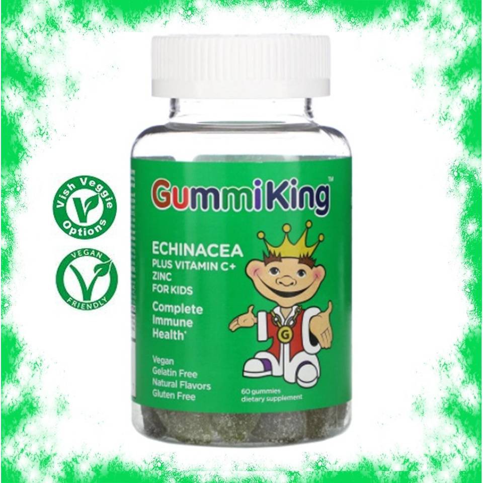 GummiKing, Vegan Echinacea Plus Vitamin C + Zinc for Kids 60 Gummies (On hand) Shopee Philippines