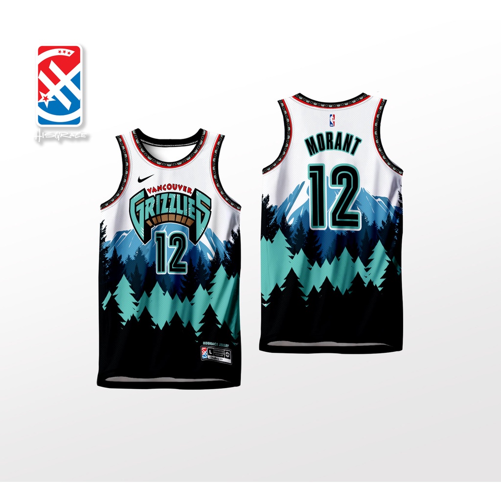 VANCOUVER GRIZZLIES JA MORANT HG CONCEPT JERSEY Full Sublimation 3D