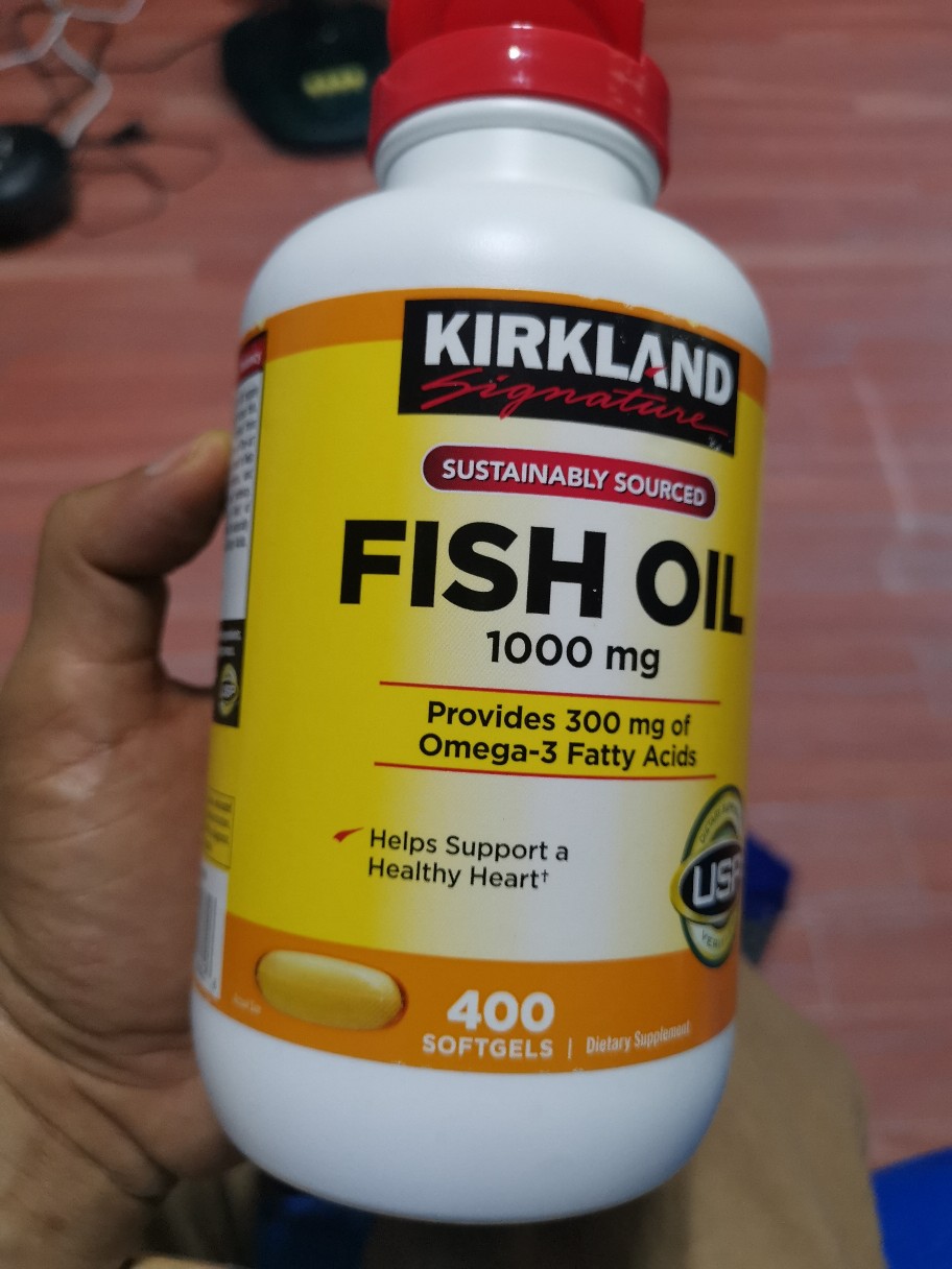 Kirkland Signature Fish Oil 1000 mg., 400 Softgels Shopee Philippines