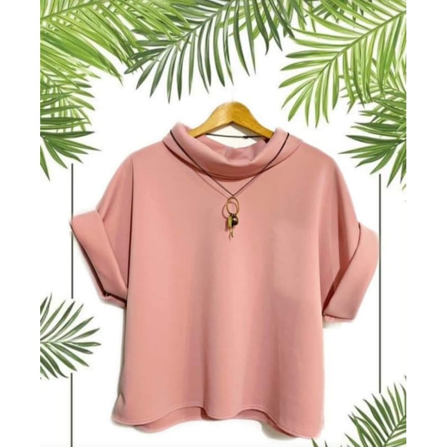 Plus Size Folded Blouse Large2XL Shopee Philippines