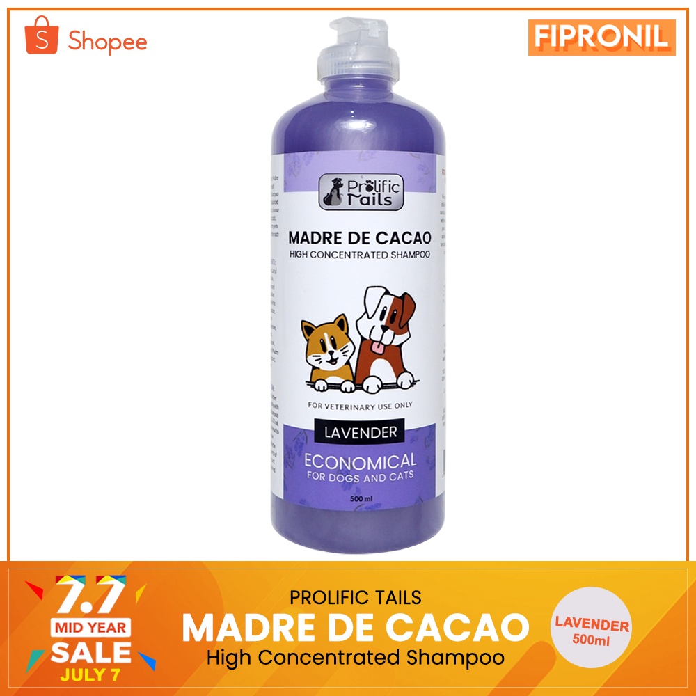 FIPROProlific Tails Madre De Cacao Shampoo Lavender Scent 500mL Anti