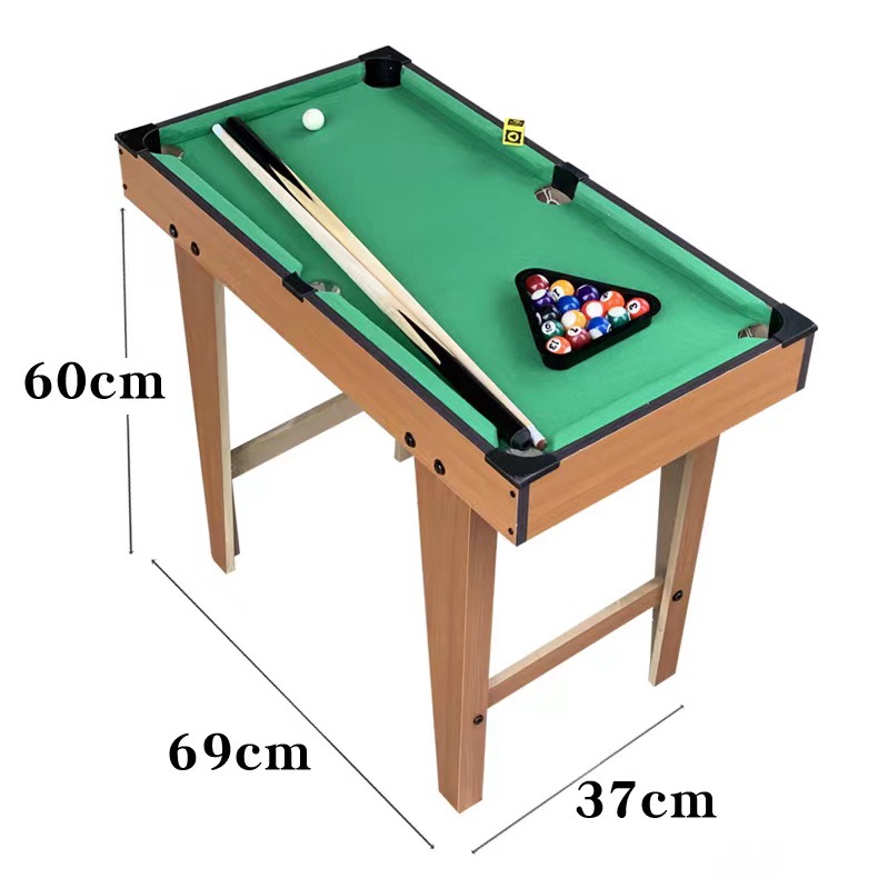 27x14 inches Mini billiard Table for Kids wooden with tall feet