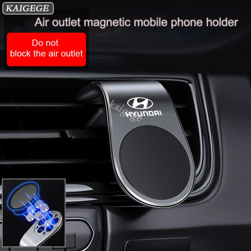 Hyundai Car Phone Holder L Shape Air Vent Clip Mount for Air