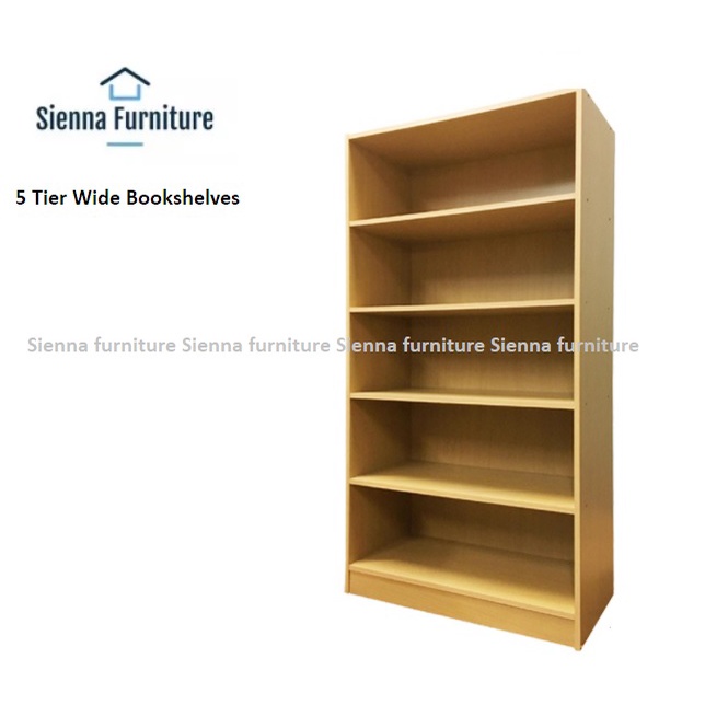 5 Tier Wide Bookshelves Shopee Philippines